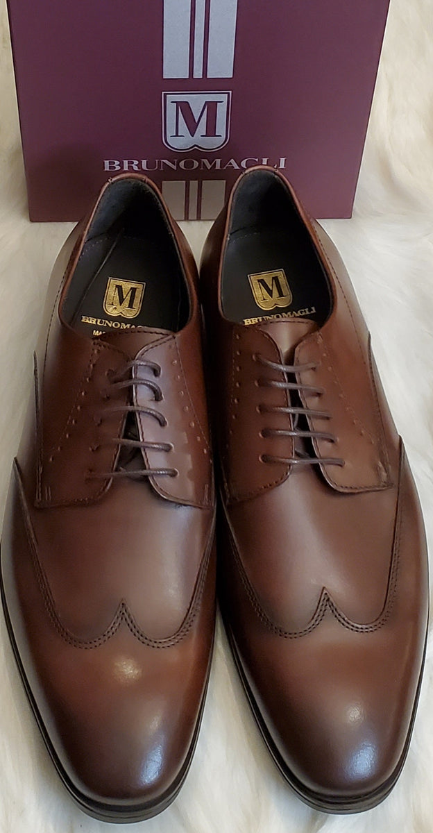 Shoes BRUNO MAGLI brown wingtip shoe SZ12 MistahDavis